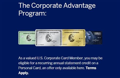 corporate advantage program amex